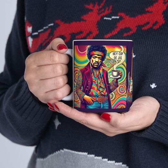 Hey Cup of Joe Jimi Hendrix-Inspired Mug