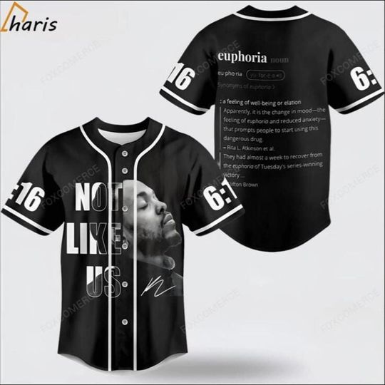 Kendrick Lamar Baseball Jersey