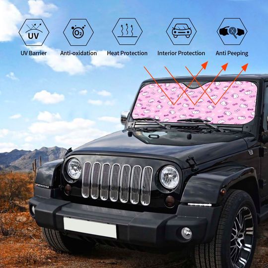 Sanrio Hello Kitty Car Sun Shades