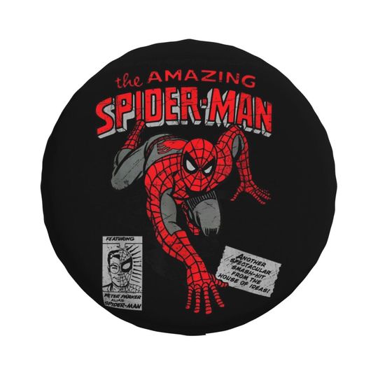 Spider-Man Retro Comic Spare Tire Cover