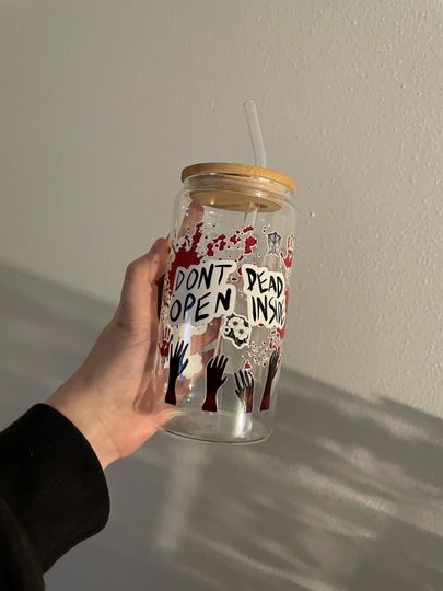 Walking D, Dead Inside Frosted Tumblers
