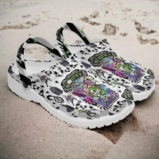 Personalized Character Beetle Juice Slippers Clogsband Clogs For Adults Lovers