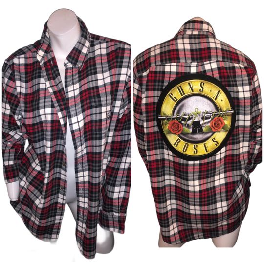 GUNS N ROSES Flannel Shirt