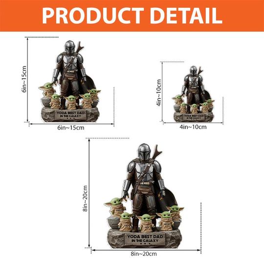 Personalized Best Dad In The Galaxy Acrylic Plaque