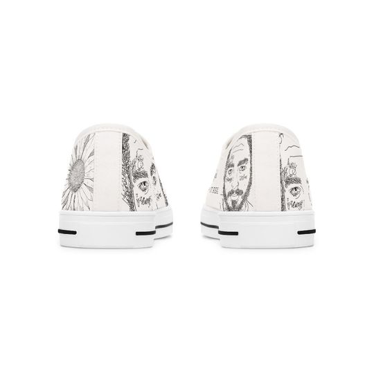 Post Malone Women's Canvas Low Top Sneakers