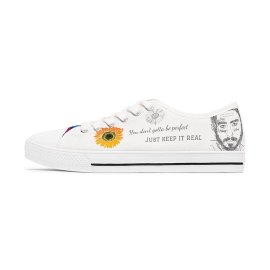 Post Malone Women's Canvas Low Top Sneakers