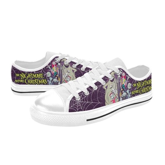 The Nightmare Before Christmas Custom Low Top Shoes
