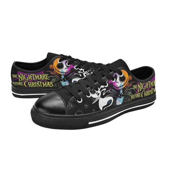 The Nightmare Before Christmas Custom Low Top Shoes Unisex