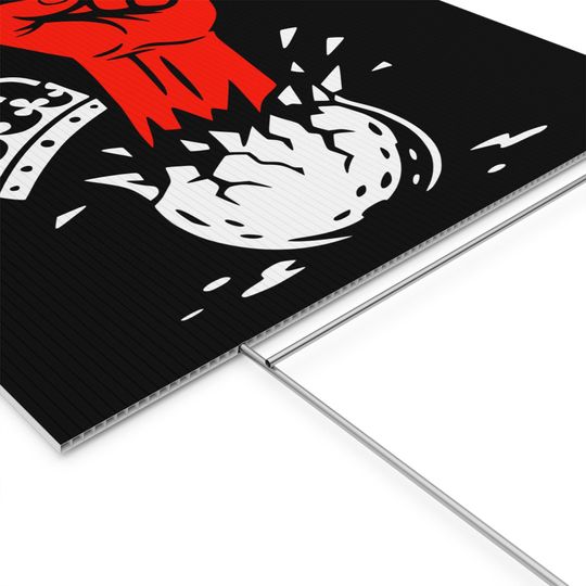 Anti-Oligarchy Protest Sign