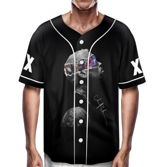 Chris Brown Inspired Baseball Jersey