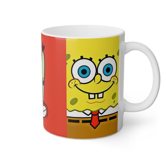 SpongeBob SquarePants Character Mug - Fun 11oz Coffee Cup for Fans