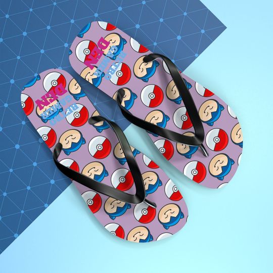 Packet monster Flip Flops