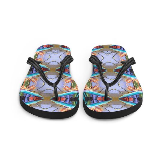 Bird of Paradise Flip-Flops