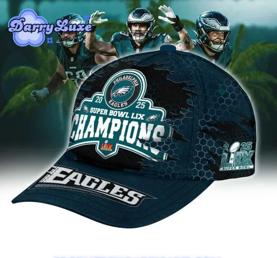 Philadel.phia Ea.gles Super Bowl L.I.X Champions 2025 Classic Cap