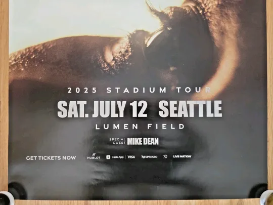 Weeknd After Hours Til Dawn 2025 Tour Poster Seattle 7/12/25