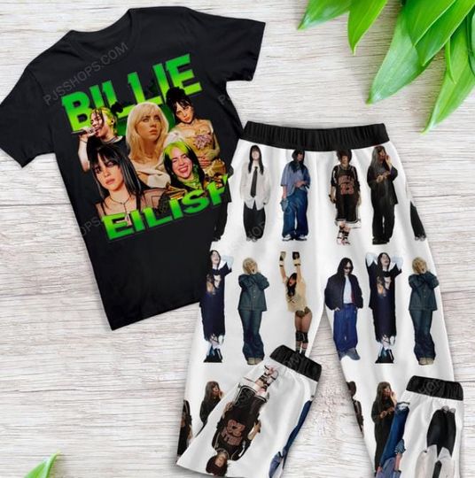 Billie Eilish Pajamas Set, Comfortable & Stylish Sleepwear for Fans