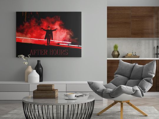 After Hours - Weeknds Live Concert Photography Poster