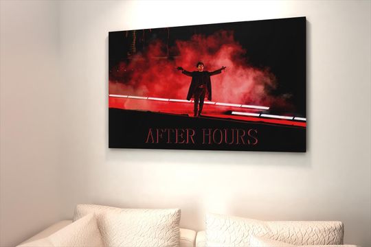 After Hours - Weeknds Live Concert Photography Poster