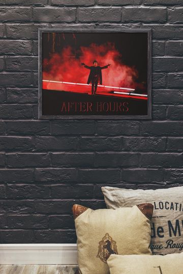 After Hours - Weeknds Live Concert Photography Poster