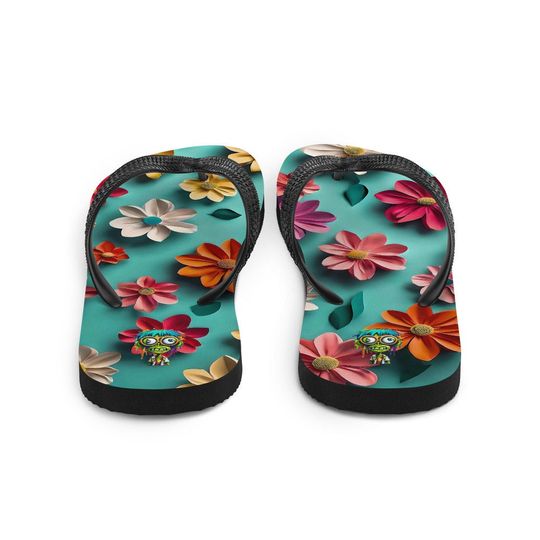 3d Flower Flip-Flops