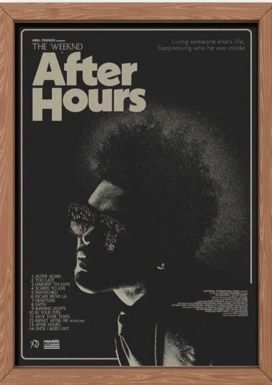 After Hours Weeknds Premium Matte Poster