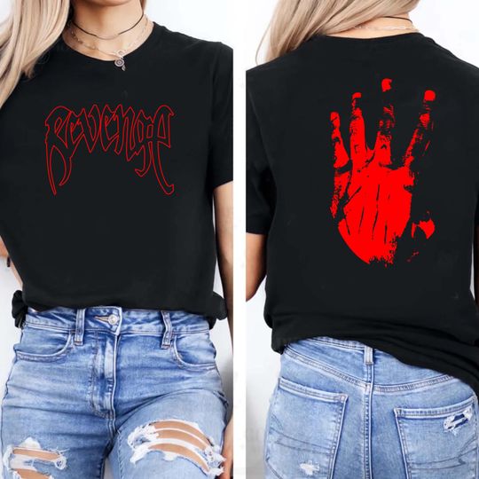 Xxxtentacion Revenge Double Sided Black T-Shirt