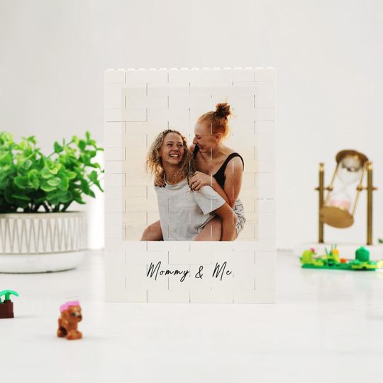 Custom Photo Building Block | Daddy & Me | Father's Day Gift