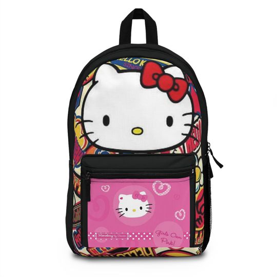 Hello Kitty Kids Backpack, Stylish School Bag, Adorable Travel Backpack