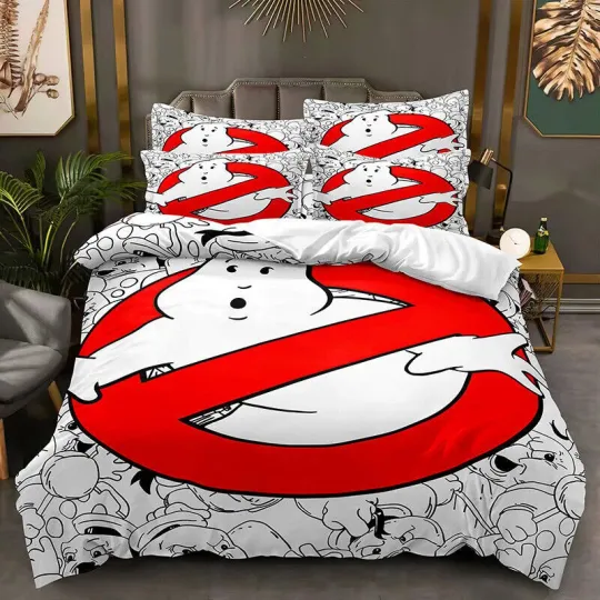 3D Ghostbusters Print Bedding Set