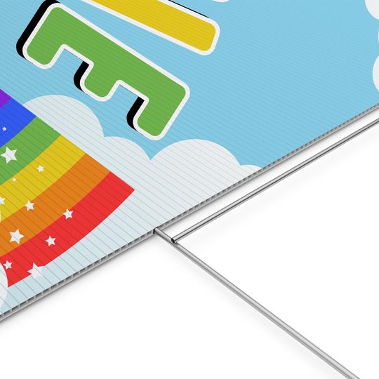 Pride Month Yard Sign LGBTQIA+ Decor