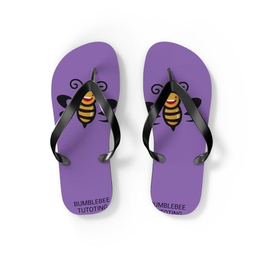 Bumblebee Tutoring Flip Flops