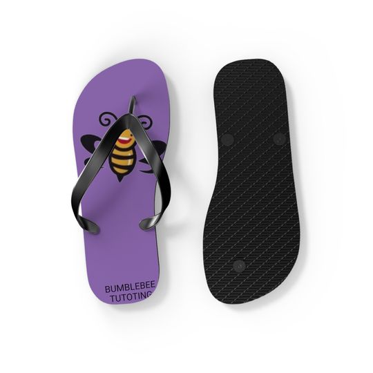 Bumblebee Tutoring Flip Flops