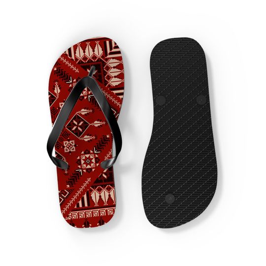 Tatreez Flip Flops