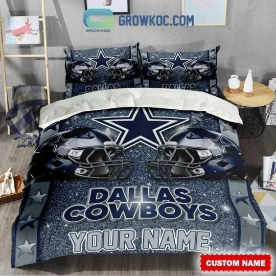 Dallas Cowboys Star Wall Fan Bedding Set
