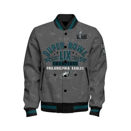 Philadelphia Eagles Super Bowl Lix Champions Victory Secured Jacket
