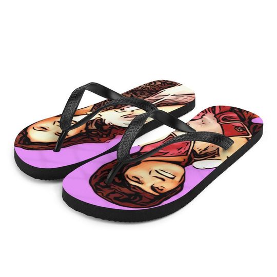 Donny and Marie flip flops