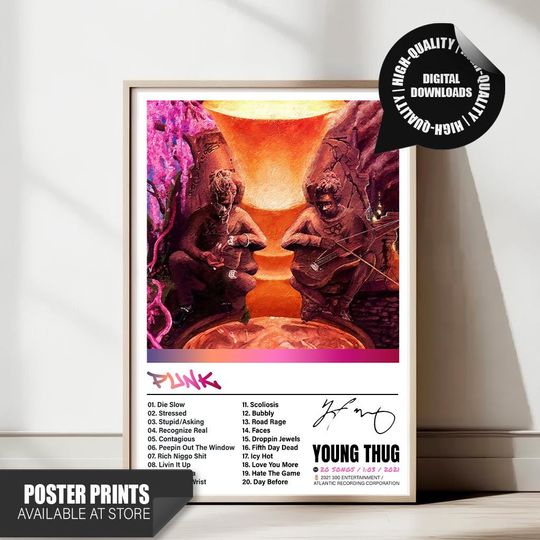 Young Thug "Punk" Album Poster