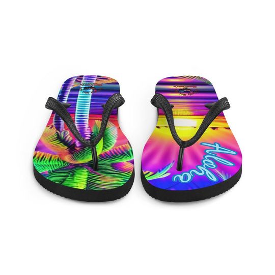 Tropical Sunset Aloha Edition Flip-Flops