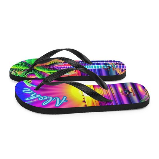 Tropical Sunset Aloha Edition Flip-Flops