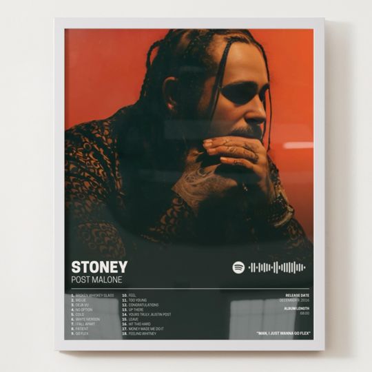 Post Malone Poster  Stoney Album Art