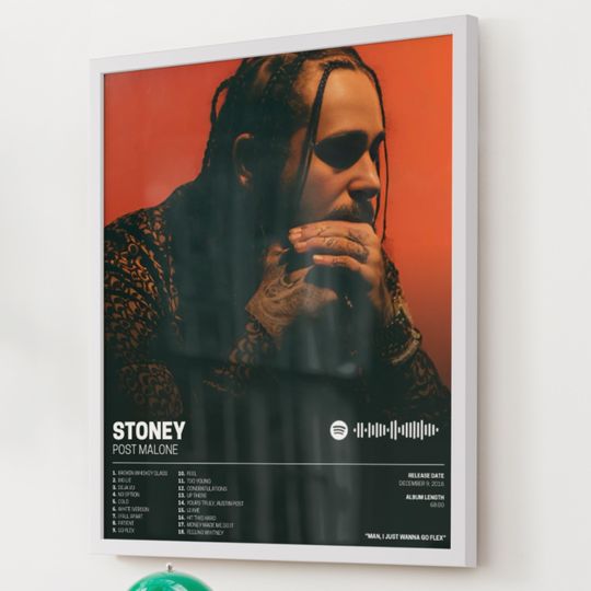 Post Malone Poster  Stoney Album Art