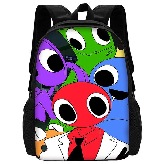 Child School Cartoon Game Rainbow Friends Backpack