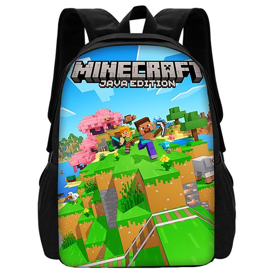 Minecraft Child School Cartoon Backpack