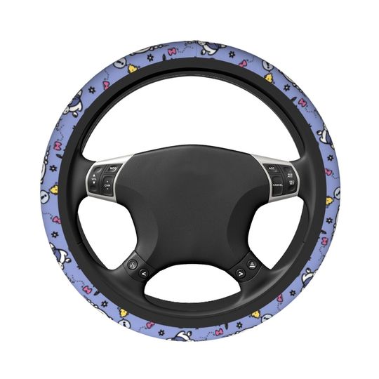 Cute Pochacco Pattern Disney Steering Wheel Cover