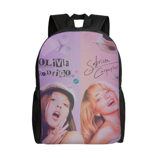 Sabrina Carpenter Album Laptop Backpack for School College Students