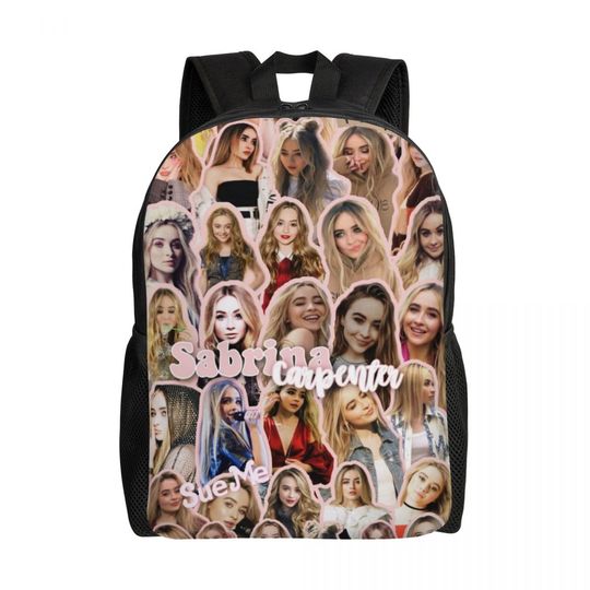 Sabrina Carpenter Album Laptop Backpack for School College Students