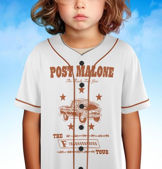 Vintage Post Malone Tour Jersey, Big Ass Stadium Tour Jersey