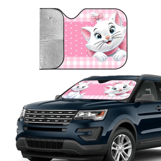 Aristocats Marie Cat Car Sunshade