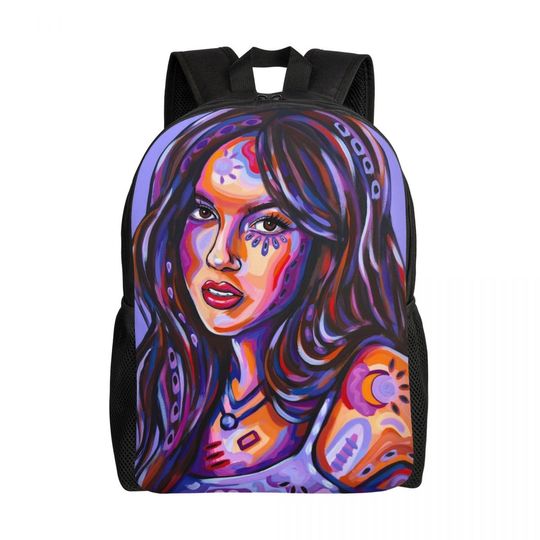 Custom Olivia Rodrigo Anime Posters Backpack for College and School