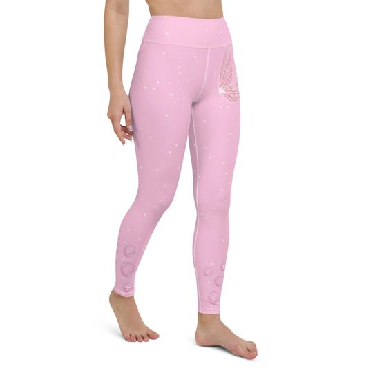 Wicked Glinda Pink Yoga Leggings
